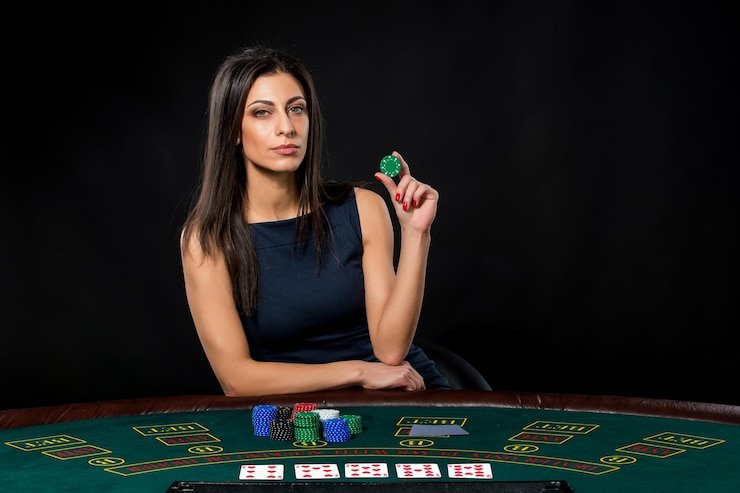 hasil taiwan live-dealer blackjack table with player cards and dealer hand visible